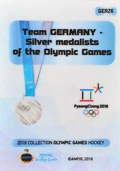 2018 AMPIR Olympic Games (Unlicensed) #GER26 Team Germany Back