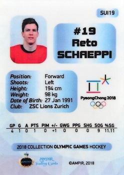 2018 AMPIR Olympic Games (Unlicensed) #SUI19 Reto Schäppi Back
