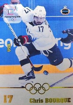 2018 AMPIR Olympic Games (Unlicensed) #USA17 Chris Bourque Front