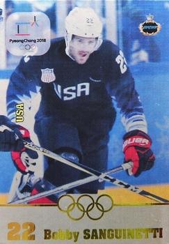 2018 AMPIR Olympic Games (Unlicensed) #USA22 Bobby Sanguinetti Front