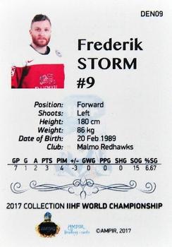 2016-17 AMPIR IIHF World Championship #DEN09 Frederik Storm Back