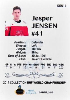2016-17 AMPIR IIHF World Championship #DEN14 Jesper Jensen Back