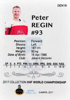 2016-17 AMPIR IIHF World Championship #DEN18 Peter Regin Back