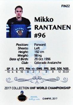 2016-17 AMPIR IIHF World Championship #FIN22 Mikko Rantanen Back