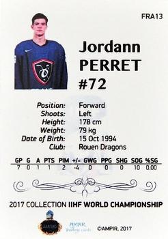2016-17 AMPIR IIHF World Championship #FRA13 Jordann Perret Back