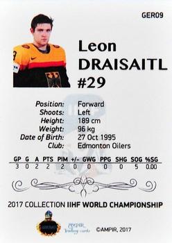 2016-17 AMPIR IIHF World Championship #GER09 Leon Draisaitl Back