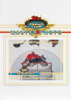 1993-94 Stadium Club - Master Photos Members Only (Series One) #7 Patrick Roy Front