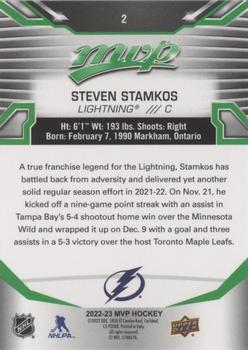 2022-23 Upper Deck MVP - Green Script #2 Steven Stamkos Back