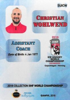 2018 AMPIR IIHF World Championship Switzerland #SUICW Christian Wohlwend Back