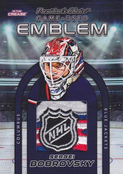 2022 President's Choice In The Crease - Game-Used Emblem #GUE-2 Sergei Bobrovsky Front