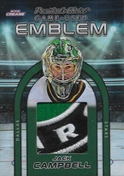 2022 President's Choice In The Crease - Game-Used Emblem #GUE-4 Jack Campbell Front