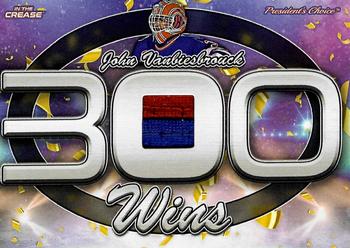 2022 President's Choice In The Crease - 300 Wins #W-16 John Vanbiesbrouck Front