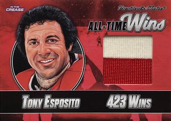 2022 President's Choice In The Crease - All-Time Wins #ATW-9 Tony Esposito Front