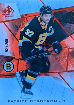 2021-22 SP Game Used - Red Fragment #6 Patrice Bergeron Front