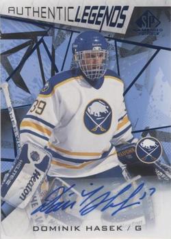 2021-22 SP Game Used - Blue Auto #105 Dominik Hasek Front
