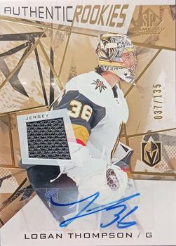 2021-22 SP Game Used - Gold Auto Jersey #196 Logan Thompson Front