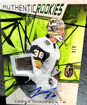 2021-22 SP Game Used - Green Auto Tag #196 Logan Thompson Front