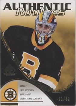 2021-22 SP Game Used - 2003-04 Retro Rookies Gold #RC-19 Jeremy Swayman Front