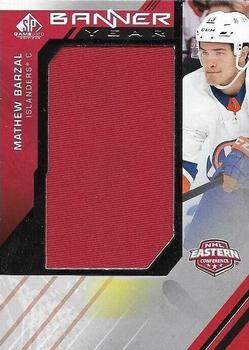 2021-22 SP Game Used - 2021 NHL Eastern Conference Banner Year Relics #BYE-MB Mathew Barzal Front