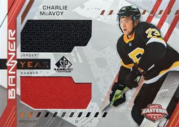 2021-22 SP Game Used - 2021 NHL Eastern Conference Banner Year Jersey Relics #BYA-CM Charlie McAvoy Front