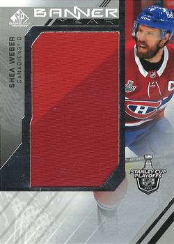 2021-22 SP Game Used - 2021 NHL Stanley Cup Playoffs Banner Year Relics #BYSC-SW Shea Weber Front