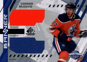 2021-22 SP Game Used - 2021 NHL Western Conference Banner Year Jersey Relics #BYA-MC Connor McDavid Front