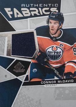 2021-22 SP Game Used - Authentic Fabrics #AF-CM Connor McDavid Front
