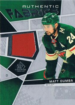 2021-22 SP Game Used - Authentic Fabrics #AF-MD Matt Dumba Front