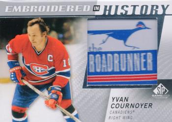 2021-22 SP Game Used - Embroidered in History #61 Yvan Cournoyer Front