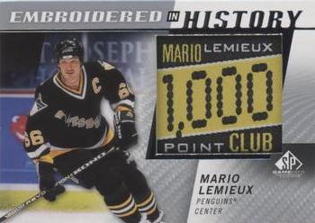 2021-22 SP Game Used - Embroidered in History #73 Mario Lemieux Front