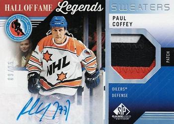 2021-22 SP Game Used - HOF Legends Sweaters Auto Patch #HOF-PC Paul Coffey Front
