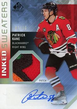 2021-22 SP Game Used - Inked Sweaters Patch #IS-PK Patrick Kane Front