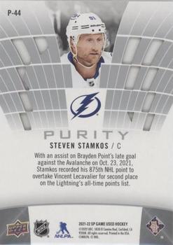 2021-22 SP Game Used - Purity #P-44 Steven Stamkos Back