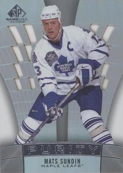2021-22 SP Game Used - Purity #P-53 Mats Sundin Front