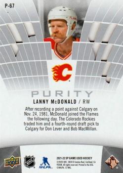 2021-22 SP Game Used - Purity #P-67 Lanny McDonald Back