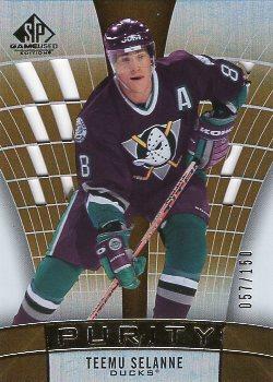 2021-22 SP Game Used - Purity Gold #P-48 Teemu Selanne Front