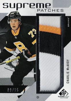 2021-22 SP Game Used - Supreme Patches #SP-MC Charlie McAvoy Front