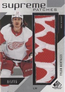 2021-22 SP Game Used - Supreme Patches #SP-TB Tyler Bertuzzi Front