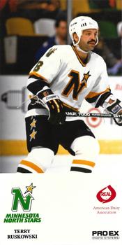1988-89 Pro Ex American Dairy Minnesota North Stars #NNO Curt Fraser Front