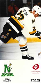 1988-89 Pro Ex American Dairy Minnesota North Stars #NNO Brian Bellows Front