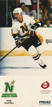 1988-89 Pro Ex American Dairy Minnesota North Stars #NNO Moe Mantha Front