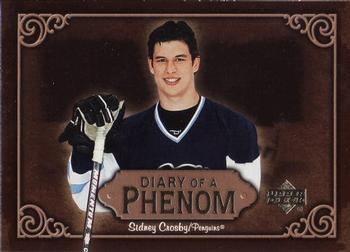 2005-06 Upper Deck - Diary of a Phenom #DP9 Sidney Crosby Front