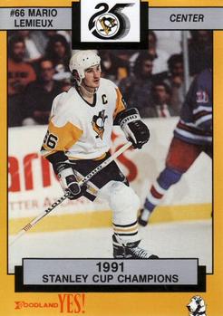 1991-92 Foodland Pittsburgh Penguins #4 Mario Lemieux Front
