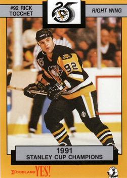 1991-92 Foodland Pittsburgh Penguins #5 Rick Tocchet Front