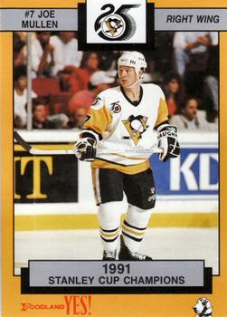 1991-92 Foodland Pittsburgh Penguins #6 Joe Mullen Front