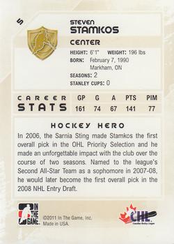 2010-11 In The Game Heroes and Prospects #5 Steven Stamkos Back