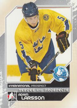 2010-11 In The Game Heroes and Prospects #8 Adam Larsson Front
