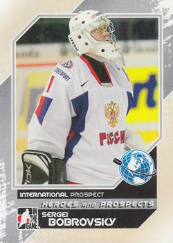 2010-11 In The Game Heroes and Prospects #10 Sergei Bobrovsky Front
