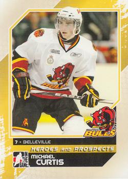 2010-11 In The Game Heroes and Prospects #19 Michael Curtis Front