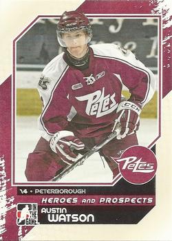 2010-11 In The Game Heroes and Prospects #24 Austin Watson Front